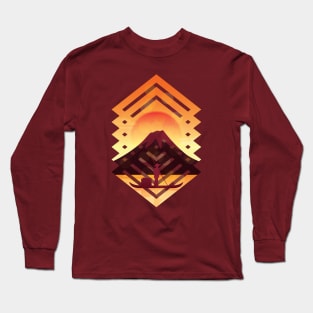 Asian landscape Design Long Sleeve T-Shirt